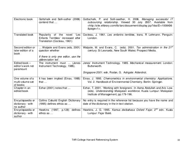 how to harvard reference on word 2019
